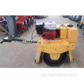 Rolo compactador vibratório de cilindro único FYL-700 de controle manual